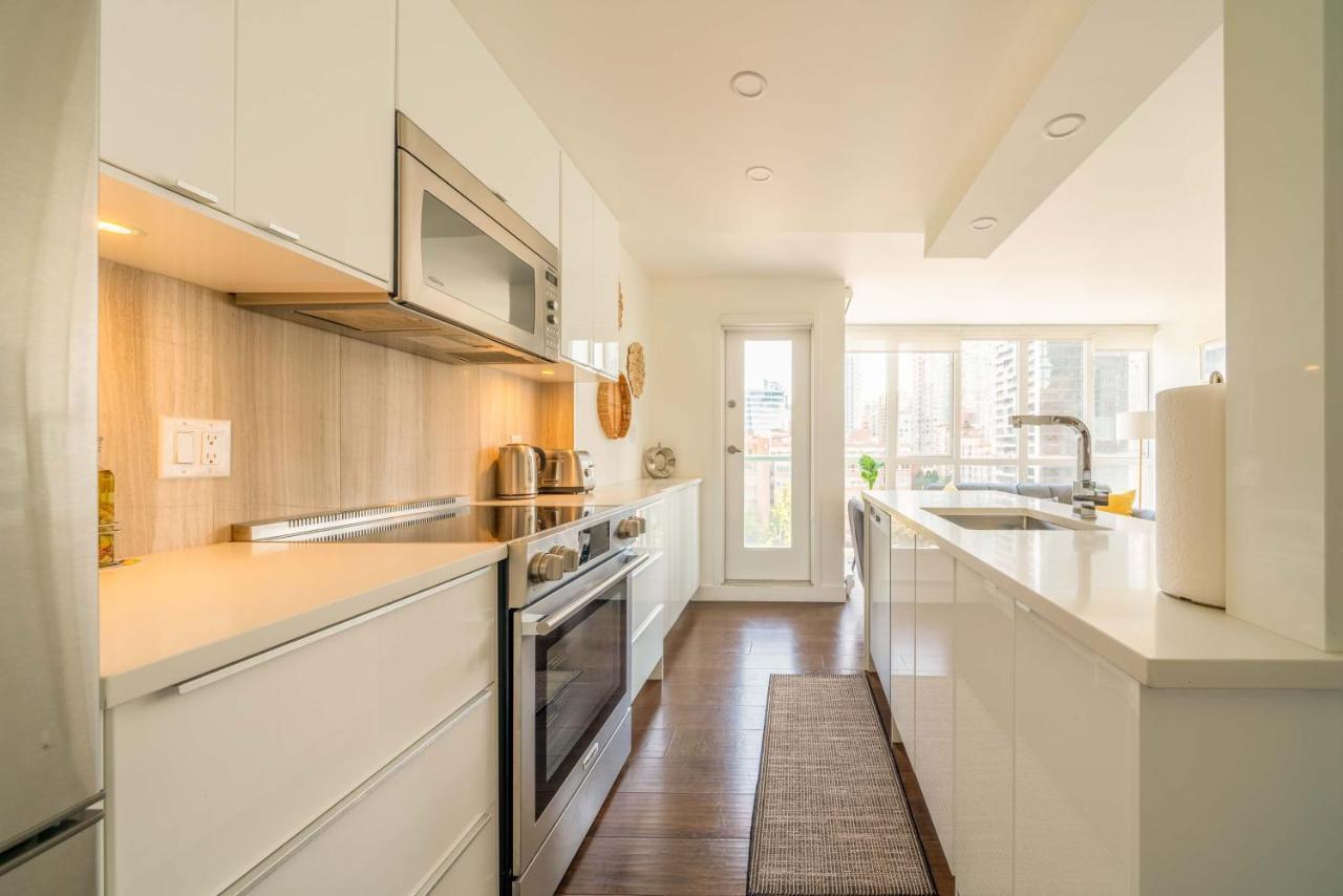 Sunset Beach Walk 2Bd+2Ba+1Prk Yaletown 溫哥華 外观 照片