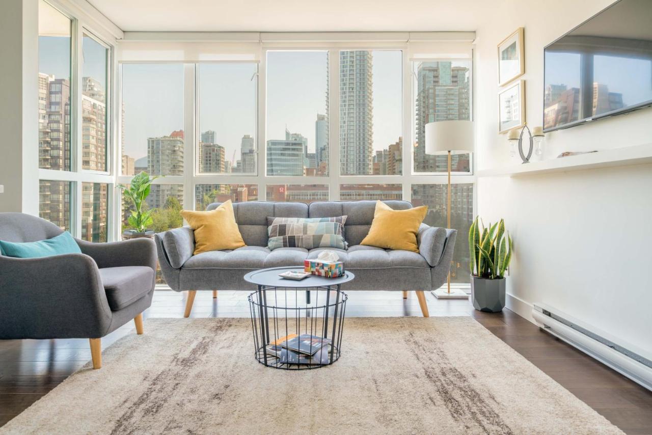 Sunset Beach Walk 2Bd+2Ba+1Prk Yaletown 溫哥華 外观 照片